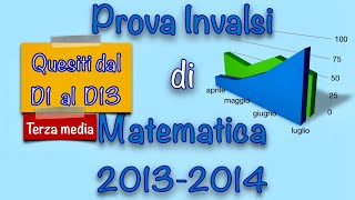 Soluzioni prova invalsi di matematica  terza media 20132014 parte1 [upl. by Gleeson]