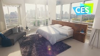 Sleep Numbers 360 Smart Bed at CES 2017 The snore stopper [upl. by Assilim]