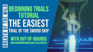 BOTW Beginning Trials – The EASIEST Way to Skip The Trial of the Sword with Box Clipping Tutorial [upl. by Haimorej]