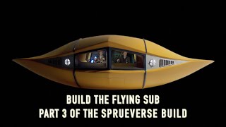 Build the Flying Sub 132 from Moebius ModelsPart 3 [upl. by Neeron619]