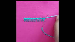 Basic hand embroidery stitch tutorial embroidery diy sewing beautifulhandembroideryflowerdesign [upl. by Oflunra313]