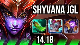 SHYVANA vs NOCTURNE JGL  11316 Rank 10 Shyvana Dominating  NA Grandmaster  1418 [upl. by Maretz741]