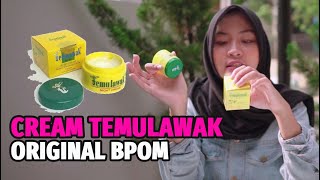 Nyobain CREAM TEMULAWAK ORIGINAL BPOM [upl. by Laersi]