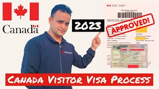 Canada Visitor Visa Process  StepbyStep Full Process  How to Apply Canada Visitor Visa in 2023 [upl. by Ave]