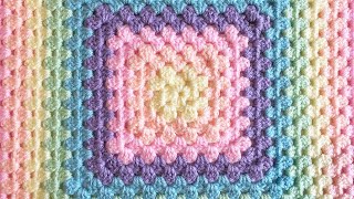 Crochet a Perfect Seamless Granny Square amp no twisting [upl. by Dressler]