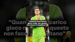 Szczesny spiega perché non può fare il capitano😅🧤calcio juve juventus seriea allegri [upl. by Arikal420]