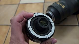 Z teleconverters attaching to ftz to fmount lenses [upl. by Aniratac]