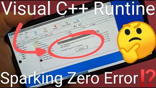 ⚙️🔨 ERROR MICROSOFT VISUAL C DRAGON BALL SPARKING ZERO SOLUCIÓN FÁCIL y RÁPIDA [upl. by Rocco]
