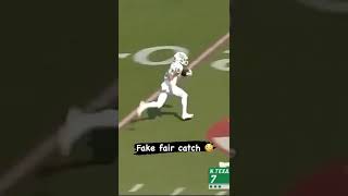 The fake fair catch is legendary 🔥 [upl. by Alohcin510]