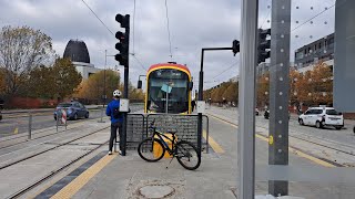 Tramwajem na Wilanów Krańcówka tramwajowa quotMiasteczko Wilanówquot 01112024 [upl. by Atiuqrahc848]