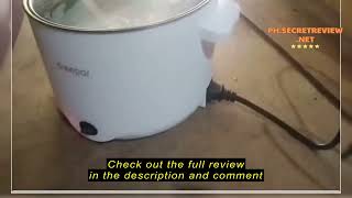 Review Dreepor Multi Electric Cooker Mini Rice Cooker Small With Steaming Tray Non Stick Pot 3L [upl. by Bathsheba]