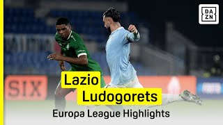 HIGHLIGHTS  Lazio vs Ludogorets Europa League 202425 [upl. by Nalyad]