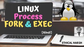 LINUX  FORK amp EXEC  PROCESS  HINDI [upl. by Haleehs]