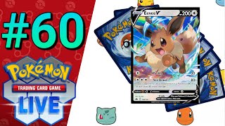 Pokémon TCG Live  Episode 60  Eevee V [upl. by Ecinahc]