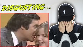 Creepy Game Show Host Likes Kissing Little Girls Reaction [upl. by Yssirc781]