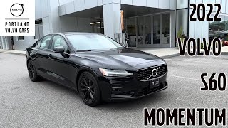 2022 Volvo S60 B5 Momentum  Dealership Walkaround [upl. by Perretta]