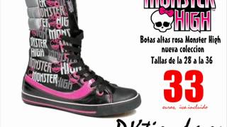 Botas altas logo Monster High  Pktiendaes [upl. by Maupin]