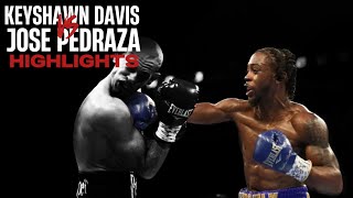 Keyshawn Davis vs Jose Pedraza  HIGHLIGHTS KeyshawnDavis [upl. by Enialahs739]