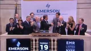 Emerson Rings NYSE Closing Bell and Celebrates 125 Years [upl. by Filipe]