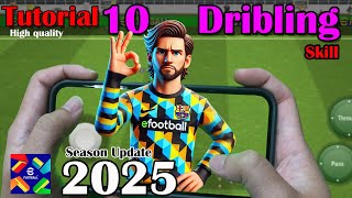 efootball 2025 Mobile  Tutorial 10 Dribbling Skills Classic Control efootball2025 efootball [upl. by Nagard]