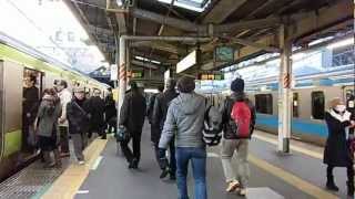 Hamamatsucho Station  Ticket Gates to Train 浜松町駅改札山手線 130221hdc [upl. by Deeyn729]