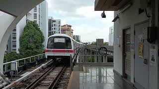 🟩C651 Set 223224 departing Simei MRT Station Tuas Link Bound [upl. by Suirrad571]