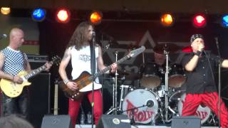 Overdrive  Living In Sin LIVE with Pelle on Vocals Muskelrock 2014 [upl. by Felten]