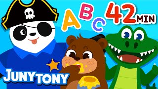 ABC Alphabet Songs  Phonics Songs for Kids  Kindergarten Song  JunyTony [upl. by Messere143]