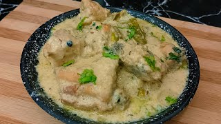 White Chicken Gravy Recipe  How to make White Chicken Recipe  creamy chicken recipe [upl. by Zsa Zsa885]