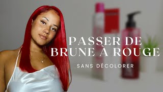 Cheveux  passer de brune à rouge en 1 fois sans décolorer Loréal Majicontrast [upl. by Mackler]