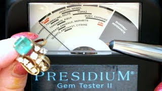 Presidium Gem Tester II PGT II  Testing Emerald Diamond Sapphire Ruby Nephrite [upl. by James828]