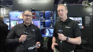 Cinegy showing channel in a pocket at NAB 2024 [upl. by Anorahs792]