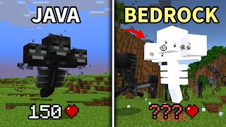 80 ĐIỂM KHÁC BIỆT Giữa Minecraft Java Và Bedrock [upl. by Mandal780]