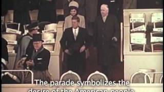 Historic Footage JFK Inauguration 1961 [upl. by Marietta]