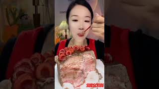 Mukbang Chinese cake asmrCake eating show [upl. by Maretz]