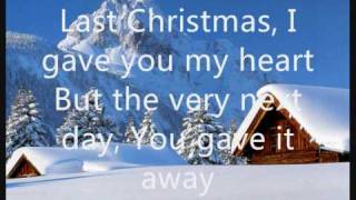 Wham  Last Christmas lyrics on screen [upl. by Aldrich]