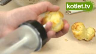 Profiterole z sosem czekoladowym  KOTLETTV [upl. by Pax]