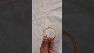 Silk thread bangles making🤩blue color thread banglesdiy bangles thread unique [upl. by Avir]