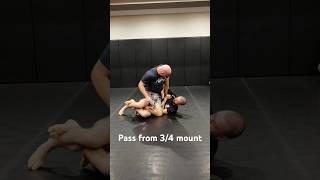 Underhook passing from 34 mount [upl. by Aloiv]