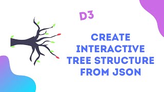 Create an interactive tree structure from json using D3  Javascript [upl. by Bigod711]