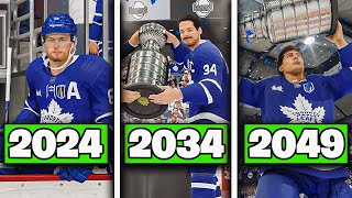 Rebuilding The Toronto Maple Leafs Until Franchise Mode Ends [upl. by Yrreb678]