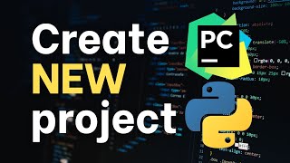 How to create new project in PyCharm  Easy [upl. by Ateiluj]