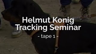 Helmut Konig Tracking Seminar  Tape 1 [upl. by Benildas]