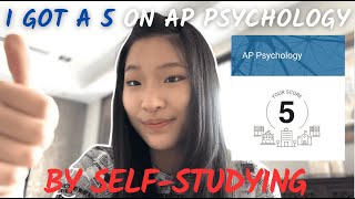 how to self study and get a 5 on AP Psychology [upl. by Isahella392]