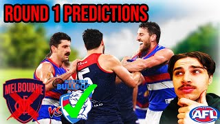 Round 1 AFL TIPS slightly late [upl. by Anon454]