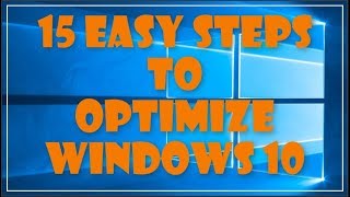 Windows 10 Optimize Performance  15 Steps [upl. by Attenweiler]