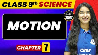 Motion  Full Chapter in ONE SHOT  Class 9 Science By Anjali Mam🔥 [upl. by Fernand810]