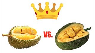 KING OF ALL FRUITS  Durian vs Jackfruit [upl. by Haroun]