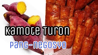 Kamote Turon  Kamote Recipe  Sweet Potato Roll  PangNegosyo  Jeshrielle Vlogz [upl. by Okime]