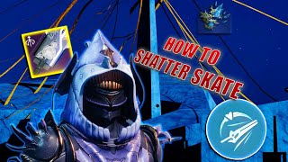 Destiny 2  How to Hunter Shatter Skate on Controller Fast Tutorial [upl. by Leonardi935]